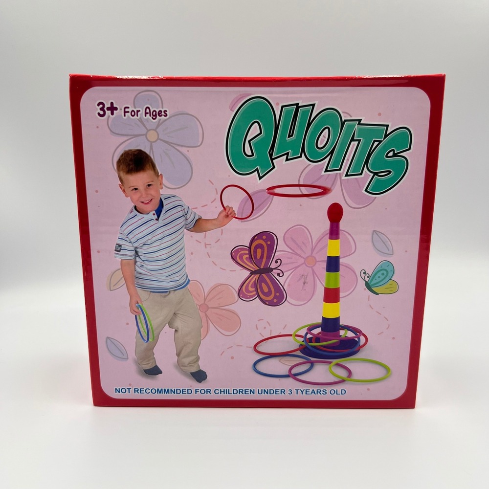 Colorful 18" Ring Toss Game with 16 Pieces (3+‎ years)